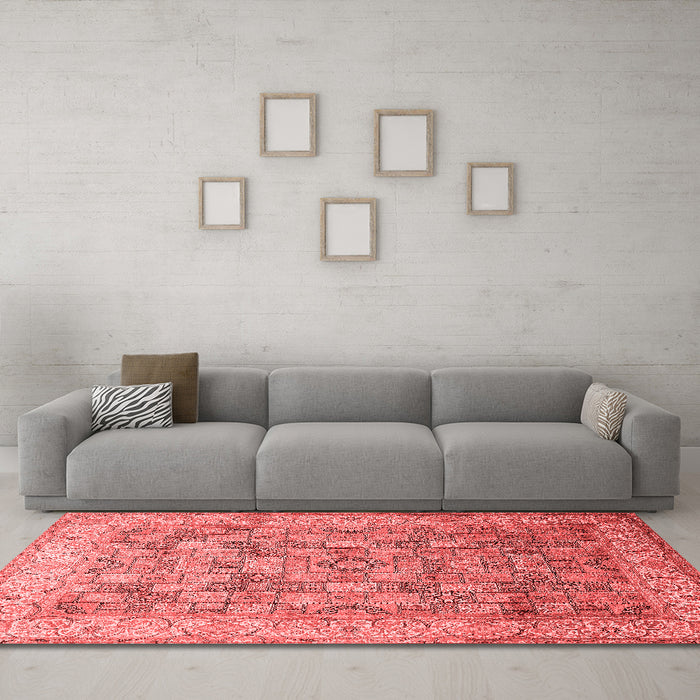 Traditional Red Washable Rugs