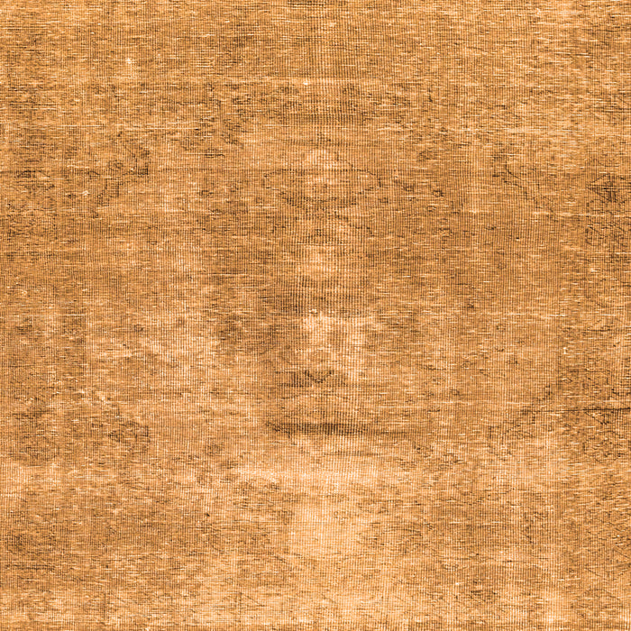 Serging Thickness of Persian Orange Traditional Rug, tr3830org