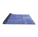 Sideview of Persian Blue Traditional Rug, tr3830blu