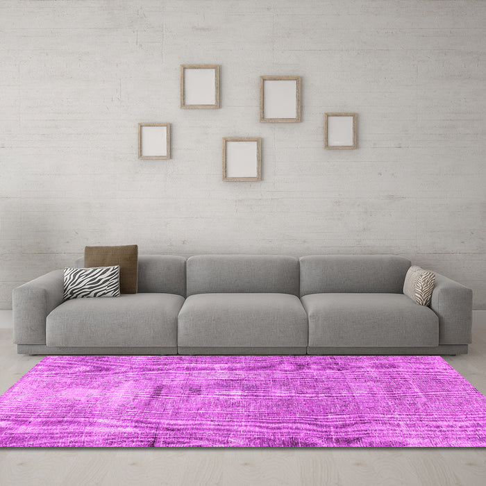 Machine Washable Persian Pink Traditional Rug in a Living Room, wshtr3830pnk