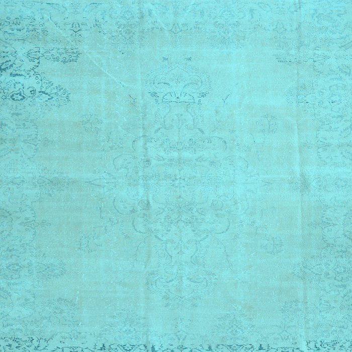 Square Persian Light Blue Traditional Rug, tr3831lblu