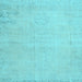 Square Persian Light Blue Traditional Rug, tr3831lblu