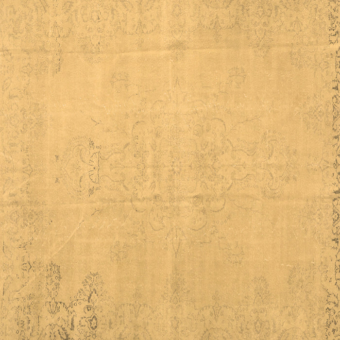 Square Persian Brown Traditional Rug, tr3831brn