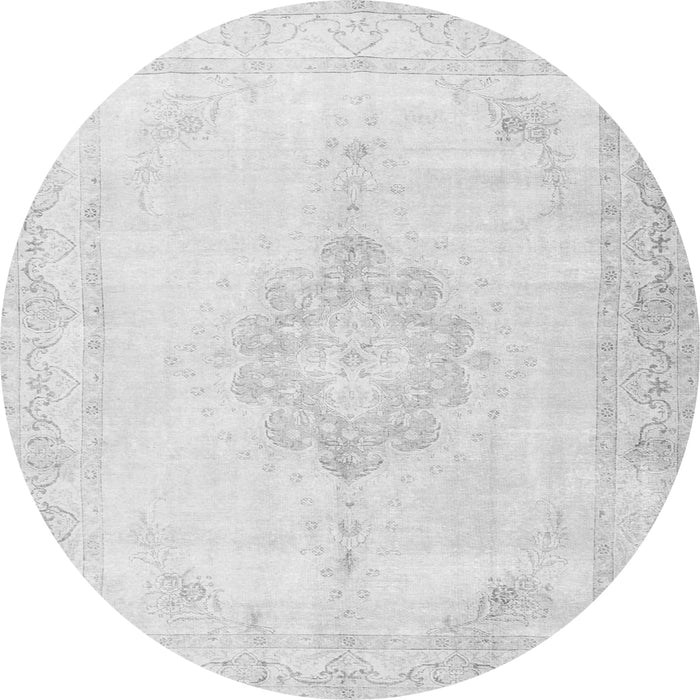 Machine Washable Persian Gray Traditional Rug, wshtr3832gry