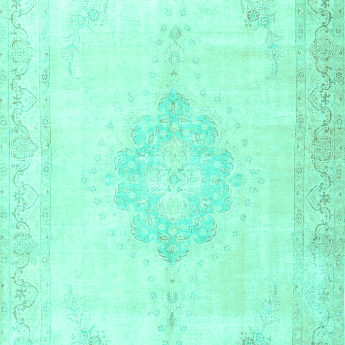 Machine Washable Persian Turquoise Traditional Area Rugs, wshtr3832turq