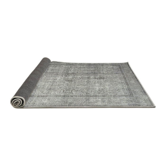 Sideview of Traditional Granite Gray Persian Rug, tr3833