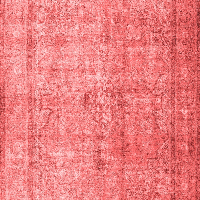 Machine Washable Persian Red Traditional Rug, wshtr3833red