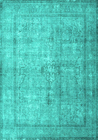 Persian Turquoise Traditional Rug, tr3833turq