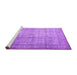 Sideview of Machine Washable Persian Purple Traditional Area Rugs, wshtr3833pur