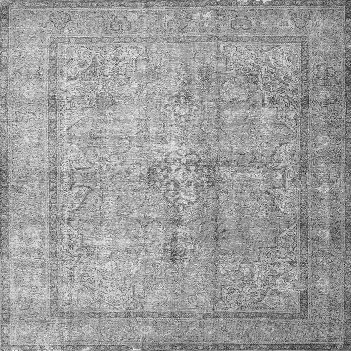 Serging Thickness of Persian Gray Traditional Rug, tr3833gry