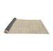 Sideview of Traditional Light French Beige Brown Persian Rug, tr3834