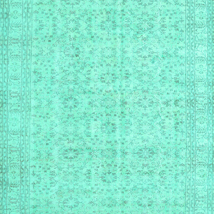 Machine Washable Persian Turquoise Traditional Area Rugs, wshtr3834turq