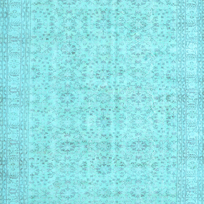 Machine Washable Persian Light Blue Traditional Rug, wshtr3834lblu