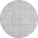 Square Persian Gray Traditional Rug, tr3834gry