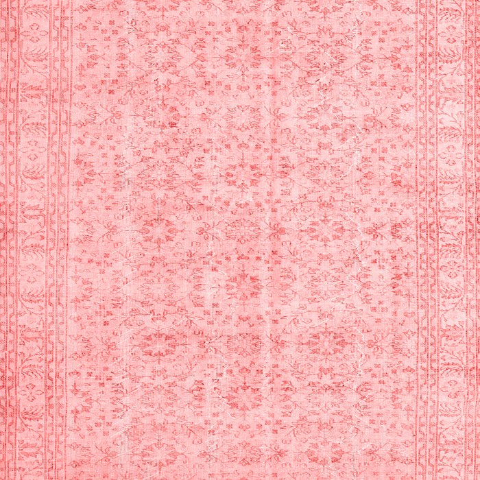Machine Washable Persian Red Traditional Rug, wshtr3834red