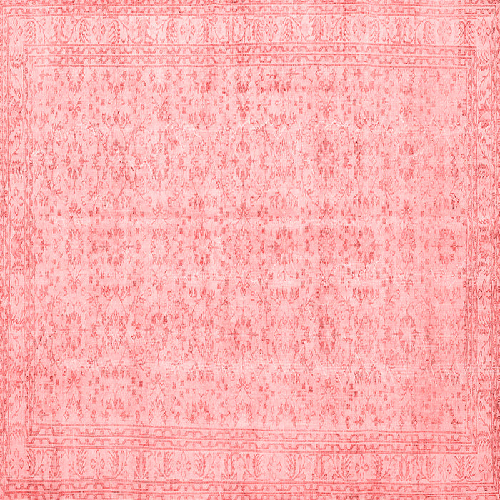 Machine Washable Persian Red Traditional Rug, wshtr3834red