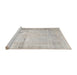 Sideview of Machine Washable Traditional Sage Green Rug, wshtr3835