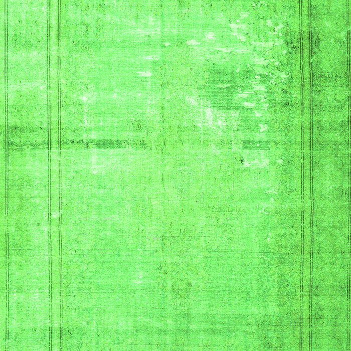 Serging Thickness of Machine Washable Persian Green Traditional Area Rugs, wshtr3835grn