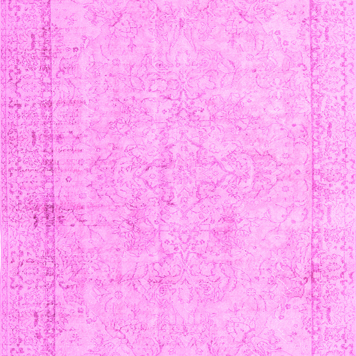 Machine Washable Persian Pink Traditional Rug, wshtr3836pnk