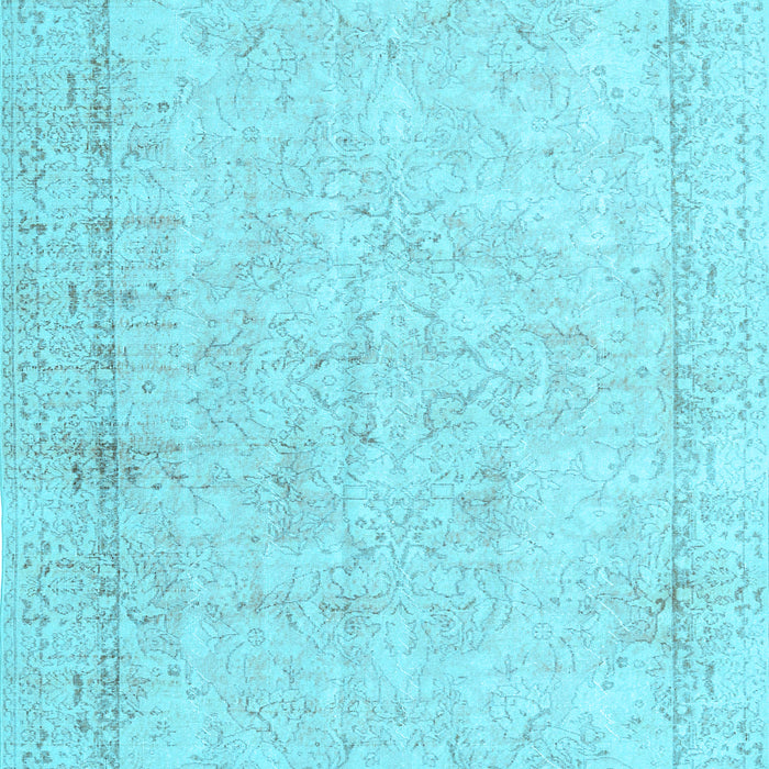 Machine Washable Persian Light Blue Traditional Rug, wshtr3836lblu