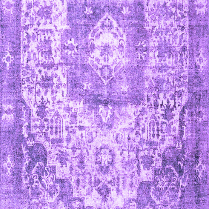 Medallion Purple Traditional Rug, tr3837pur