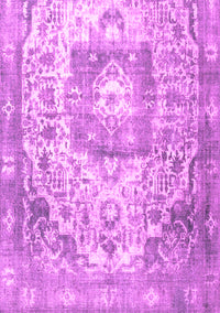 Medallion Pink Traditional Rug, tr3837pnk