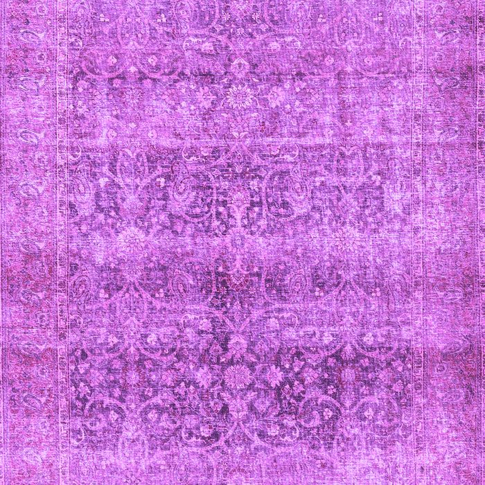 Machine Washable Persian Purple Traditional Area Rugs, wshtr3839pur