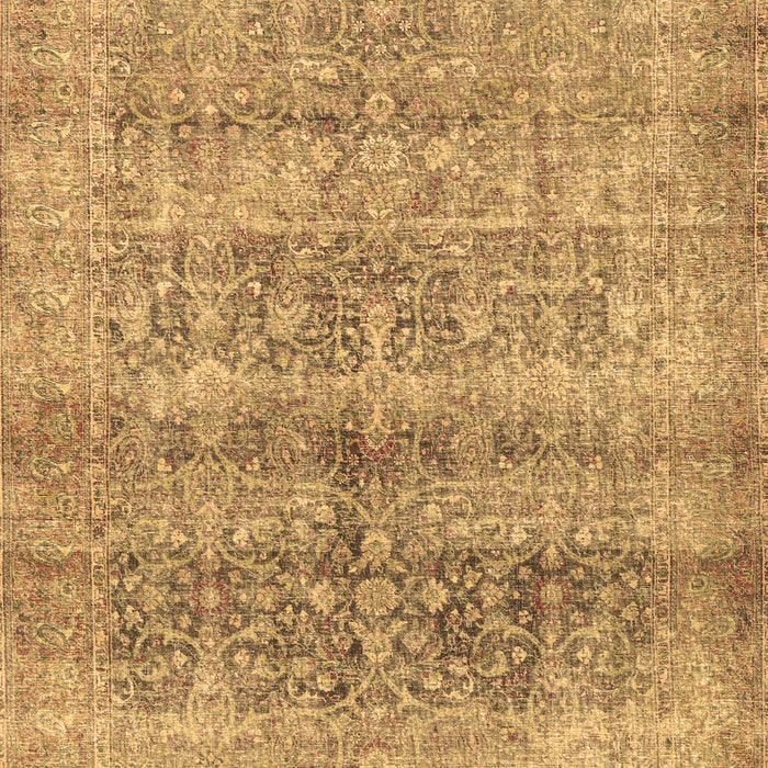 Machine Washable Persian Brown Traditional Rug, wshtr3839brn