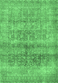 Persian Emerald Green Traditional Rug, tr3839emgrn
