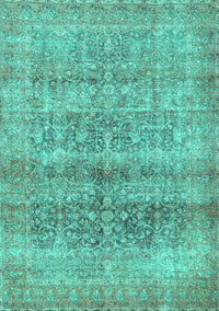 Persian Turquoise Traditional Rug, tr3839turq