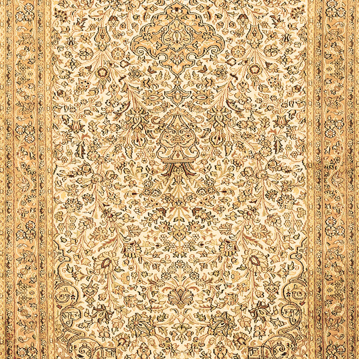 Machine Washable Persian Brown Traditional Rug, wshtr383brn