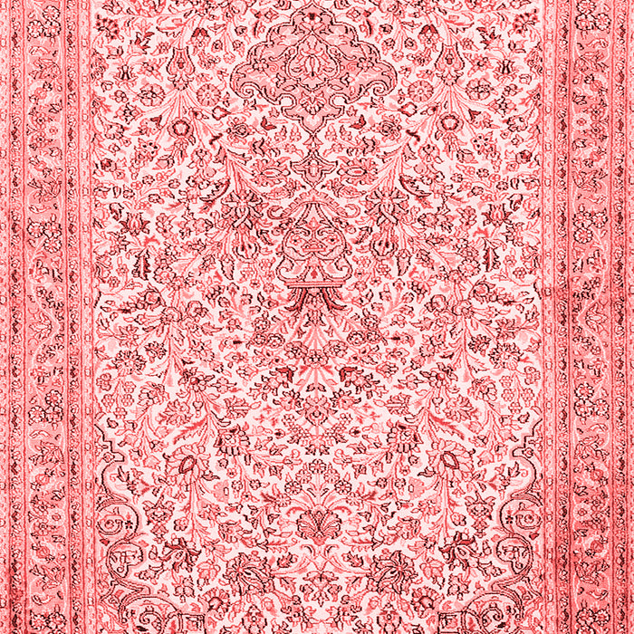 Machine Washable Persian Red Traditional Rug, wshtr383red