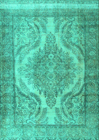 Persian Turquoise Traditional Rug, tr3840turq