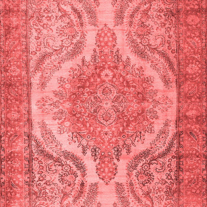 Machine Washable Persian Red Traditional Rug, wshtr3840red