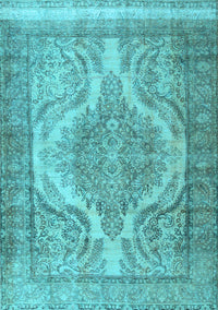 Persian Light Blue Traditional Rug, tr3840lblu