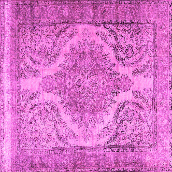 Square Persian Pink Traditional Rug, tr3840pnk