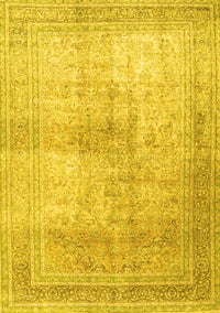 Persian Yellow Traditional Rug, tr3841yw