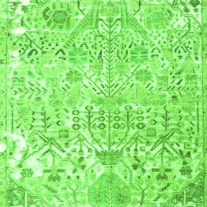 Persian Green Traditional Rug, tr3842grn