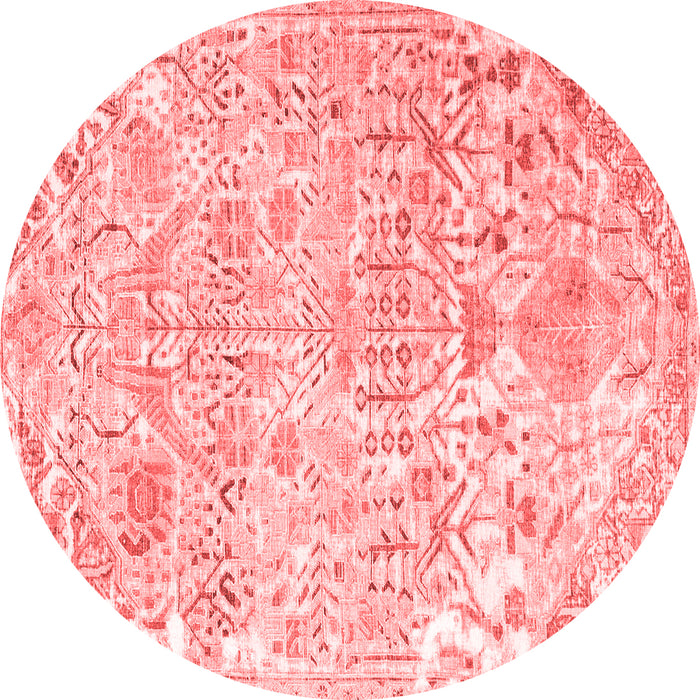 Machine Washable Persian Red Traditional Rug, wshtr3842red