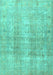 Persian Turquoise Traditional Rug, tr3843turq