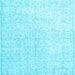 Square Persian Light Blue Traditional Rug, tr3844lblu