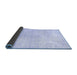 Sideview of Persian Blue Traditional Rug, tr3844blu