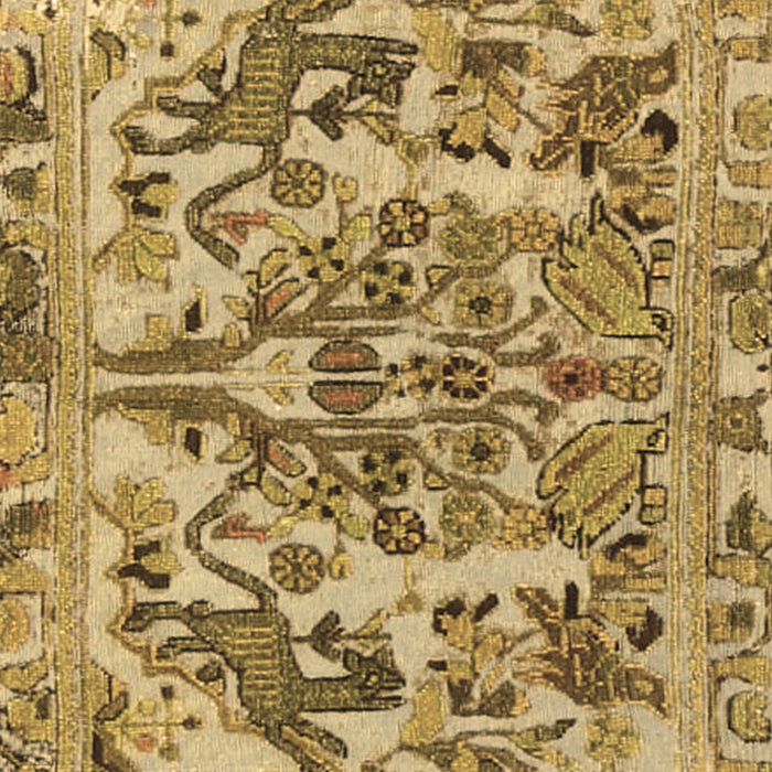 Animal Brown Traditional Rug, tr3845brn