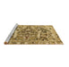 Sideview of Machine Washable Animal Brown Traditional Rug, wshtr3845brn