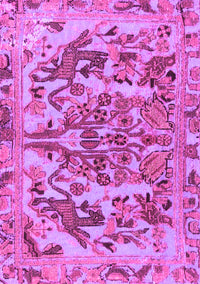 Animal Pink Traditional Rug, tr3845pnk