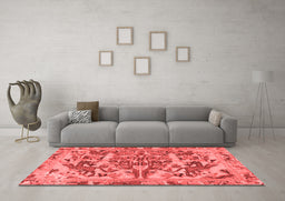 Traditional Red Washable Rugs