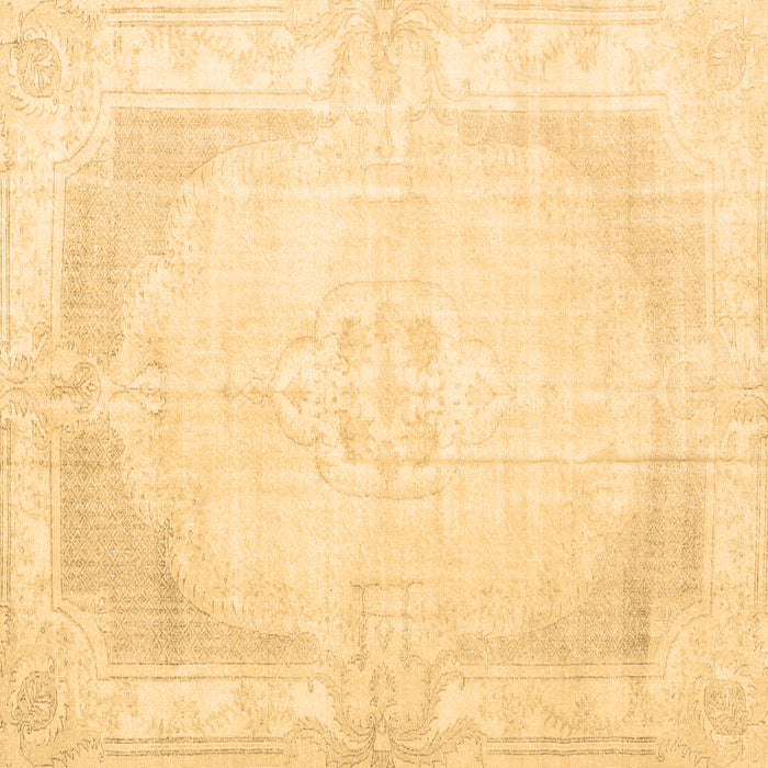 Square Machine Washable Persian Brown Traditional Rug, wshtr3846brn