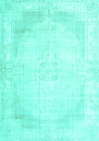 Persian Turquoise Traditional Rug, tr3846turq