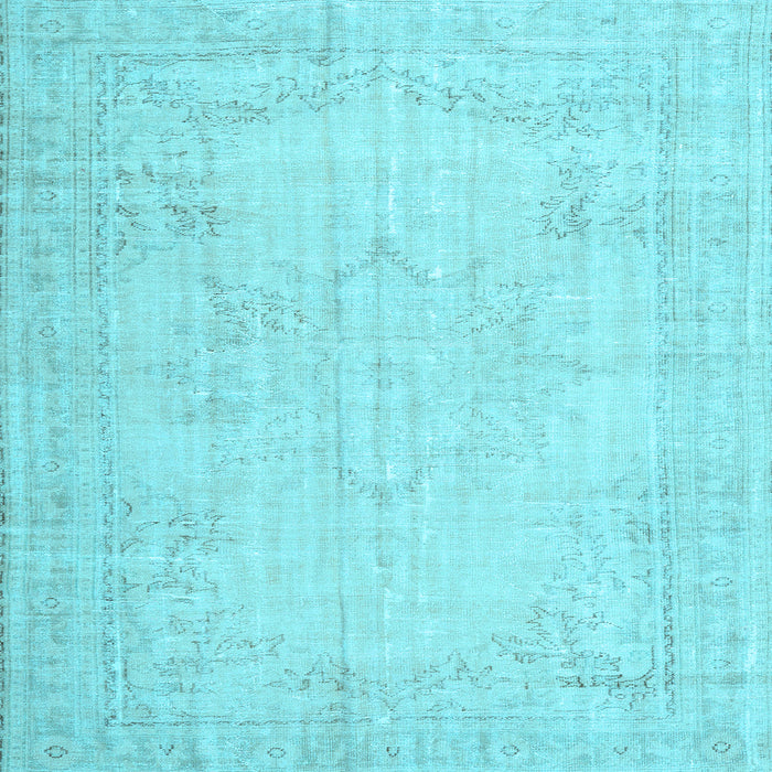 Square Persian Light Blue Traditional Rug, tr3847lblu