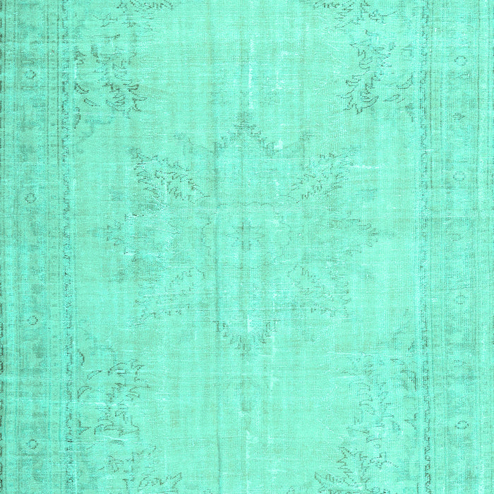 Machine Washable Persian Turquoise Traditional Area Rugs, wshtr3847turq